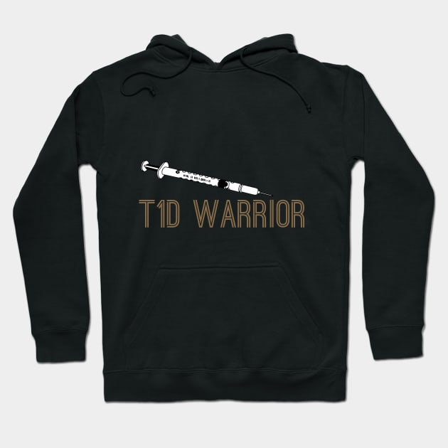 T1D warrior Hoodie by areyoutypeone